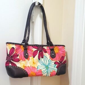 GUC Floral Patterned Brighton Bag Multicolor